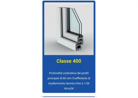 Sistemi di profili in PVC Avvolgere barre in PVC Profili PVC 6 m per porte e finestre - 8/9