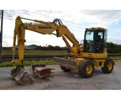 2010 Komatsu PW98MR-6 escavatore gommato
