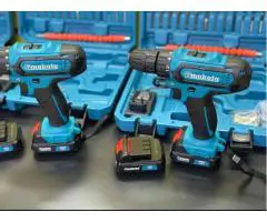 TRAPANO AVVITATORE CORDLESS DOPPIA BATTERIA LITIO 18V