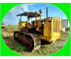 Trattore Agricolo Cingolato Allis Chalmers HD 15 Con Aratro Bivomere.