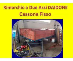 Rimorchio Agricolo DEIDONE a Due Assi Cassone Fisso