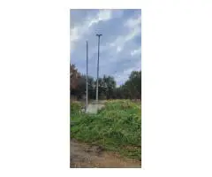 plinti e pali per linea elettrica aerea