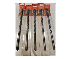 lotto 5 punte diametro 10 mm lunghezza 250 mm