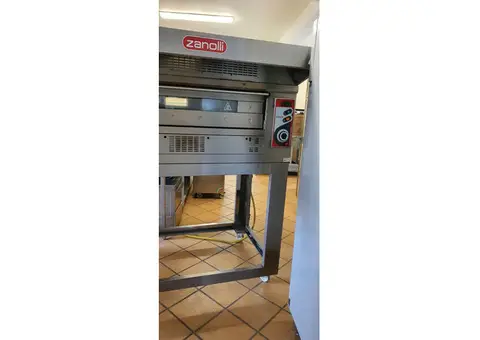 FORNO pizza GAS METANO ZANOLLI CITIZEN 6 PIZZE - 3/9