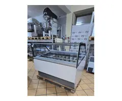 BANCO GELATERIA vetrina gelati ISA ESPOSTO FIERA