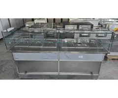 BANCO BAGNO MARIA inox 200 cm FRIGOMECCANICA