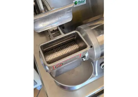 TRITACARNE BOCCA 12 GRATTUGIA COMBINATO INOX usato - 3/5