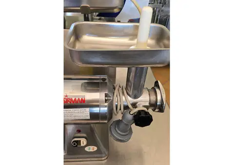 TRITACARNE BOCCA 12 GRATTUGIA COMBINATO INOX usato - 4/5