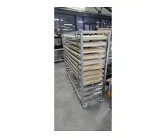 CARRELLO PORTATELAI lamiera zincata + 9 TELAI