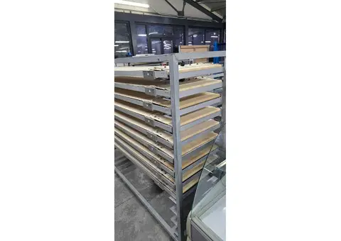 CARRELLO PORTATELAI lamiera zincata + 9 TELAI - 2/3