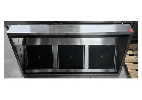 CAPPA ASPIRANTE CON MOTORE a bordo cm. 180x90x60h - 1/3