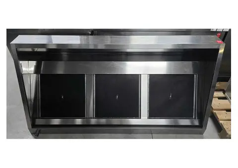 CAPPA ASPIRANTE CON MOTORE a bordo cm. 180x90x60h - 2/3