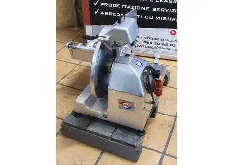 AFFETTATRICE CARNE LAMA 370 CON AFFILATOIO FISSO - 2/7
