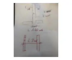 Cantilever doppio