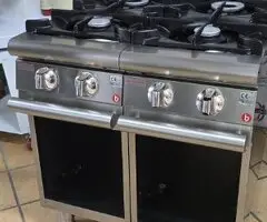CUCINA 4 FUOCHI serie 90 BARON PROOFESSIONAL usata